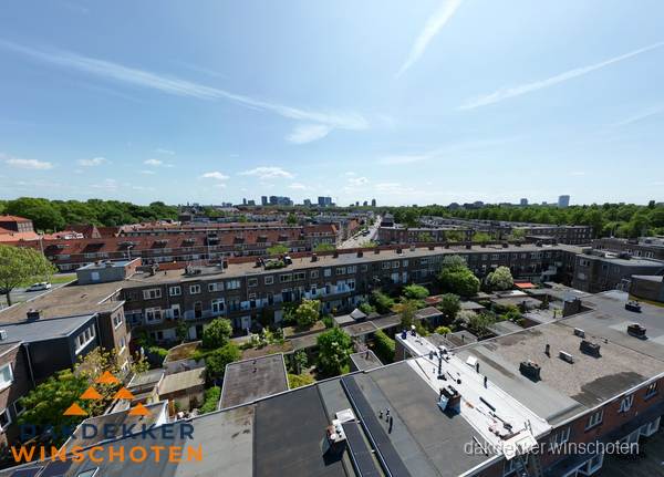 Luchtfoto van daken en dakgoten in Winschoten Luchtfoto van daken en dakgoten in Winschoten